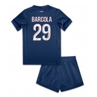 Dres Paris Saint-Germain Bradley Barcola #29 Domáci pre deti 2024-25 Krátky Rukáv (+ trenírky)